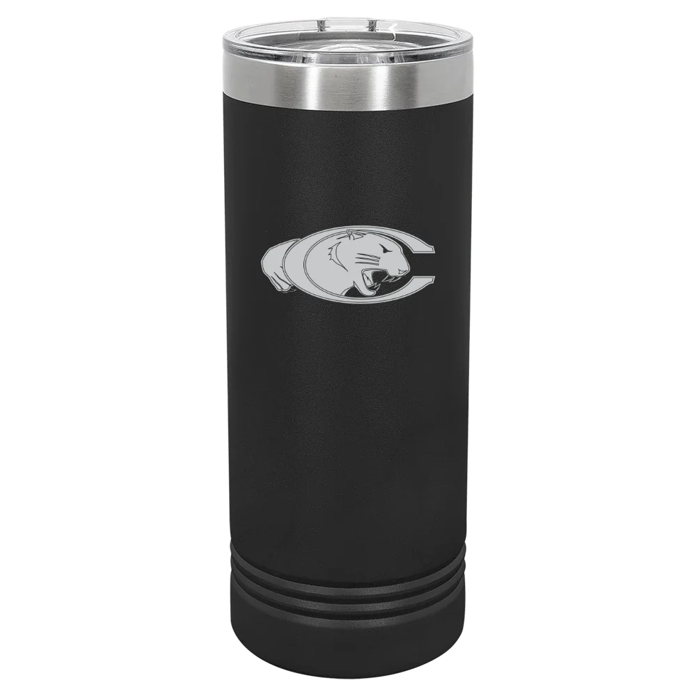 Claflin University Polar Camel 22 oz. Skinny Tumbler with Slider Lid