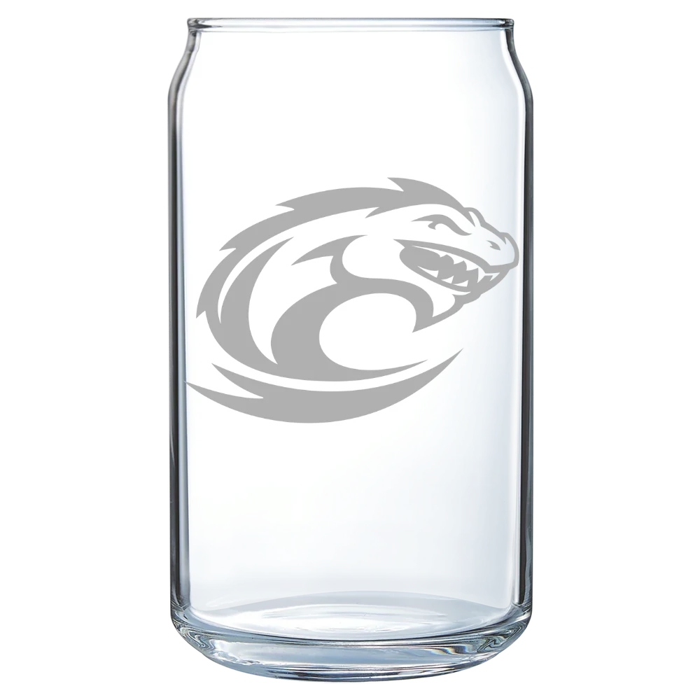 Clayton State University Polar Camel 16 oz. Can Glass