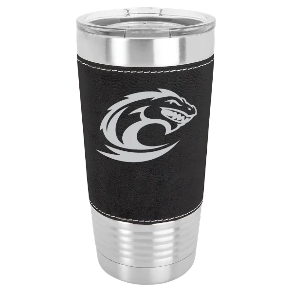 Clayton State University Polar Camel 20 oz. Leatherette Grip Tumbler with Standard Lid