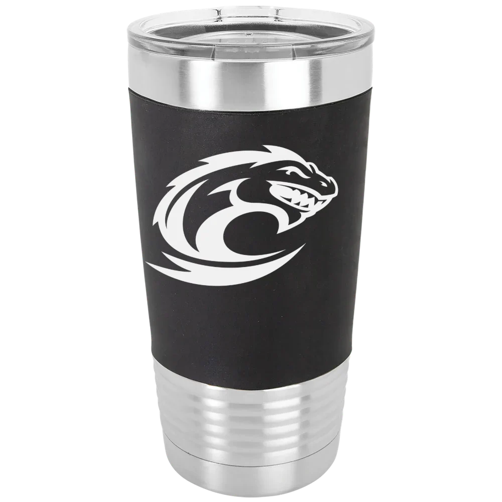 Clayton State University Polar Camel 20 oz. Silicone Grip Tumbler with Standard Lid