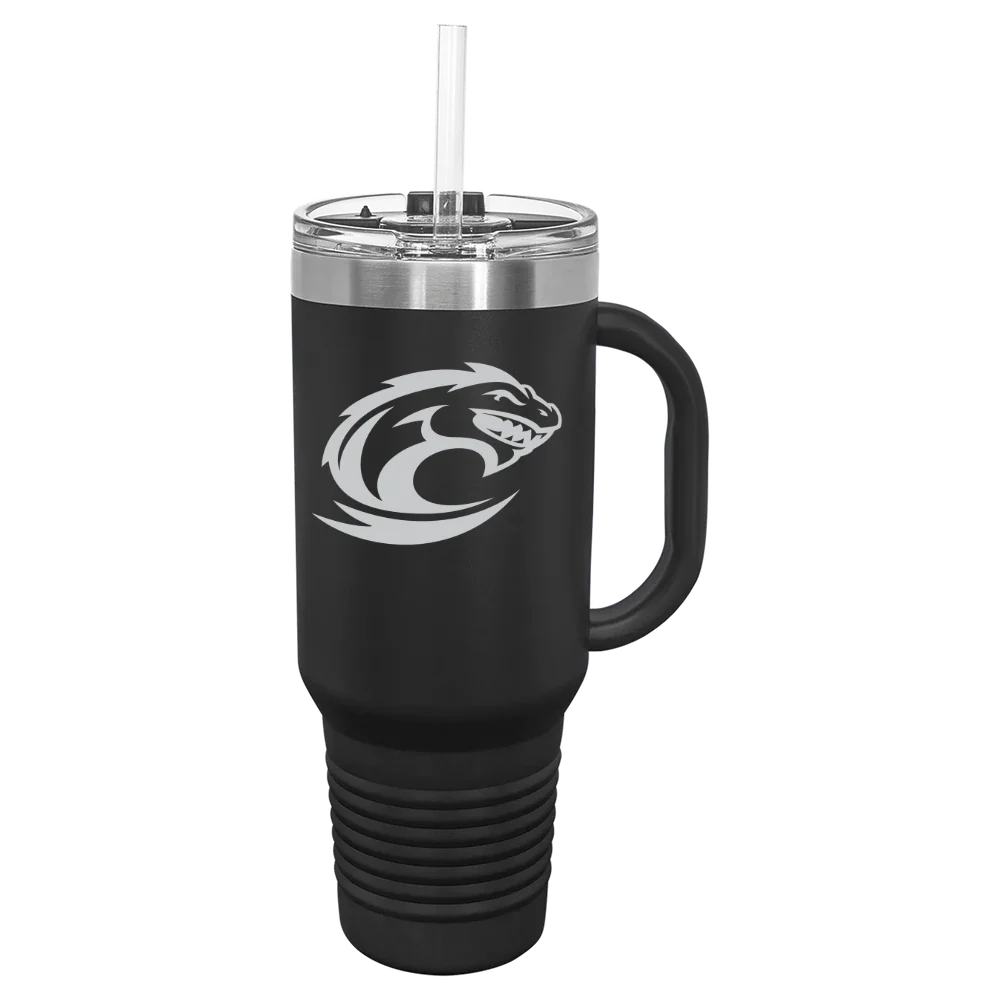 Clayton State University Polar Camel 40 oz. Travel Mug with Snap Lid & Straw