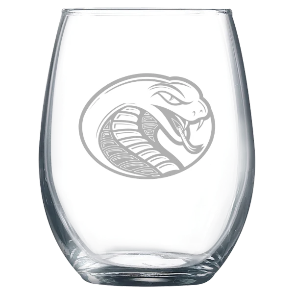Coker University Polar Camel 9 oz. Stemless Wine Glass