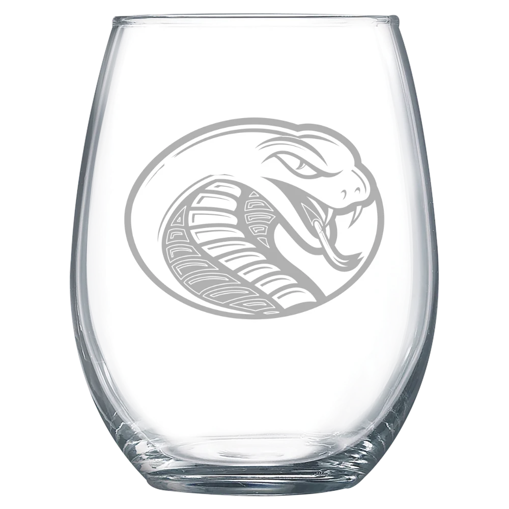 Coker University Polar Camel 15 oz. Stemless Wine Glass