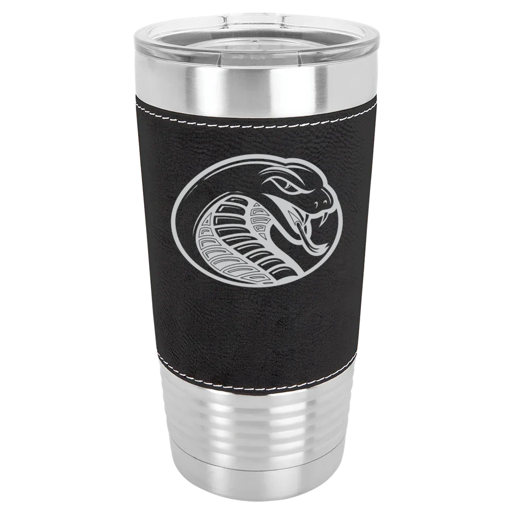 Coker University Polar Camel 20 oz. Leatherette Grip Tumbler with Standard Lid