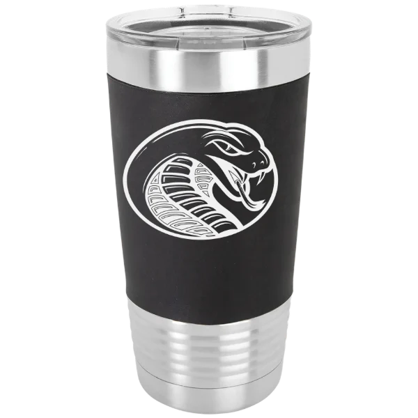 Coker University Polar Camel 20 oz. Silicone Grip Tumbler with Standard Lid