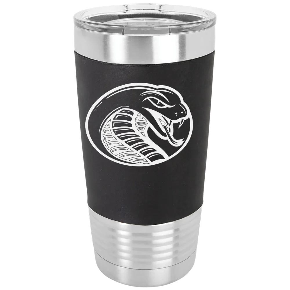 Coker University Polar Camel 20 oz. Silicone Grip Tumbler with Standard Lid