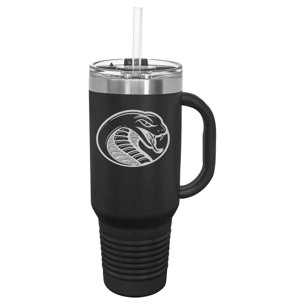 Coker University Polar Camel 40 oz. Travel Mug with Snap Lid & Straw