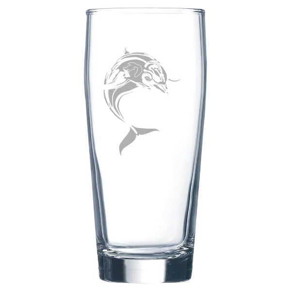 College of Staten Island Polar Camel 16 oz. Willi Becher Beer Glass