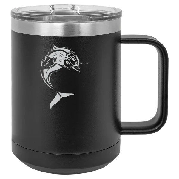 College of Staten Island Polar Camel 15 oz. Mug with Slider Lid
