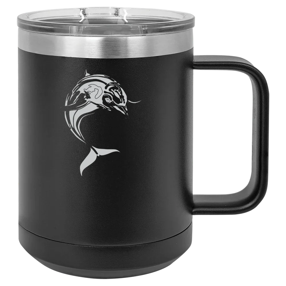 College of Staten Island Polar Camel 15 oz. Mug with Slider Lid