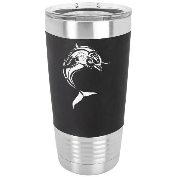 College of Staten Island Polar Camel 20 oz. Silicone Grip Tumbler with Standard Lid