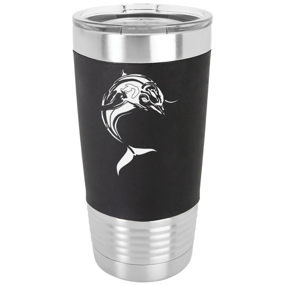 College of Staten Island Polar Camel 20 oz. Silicone Grip Tumbler with Standard Lid