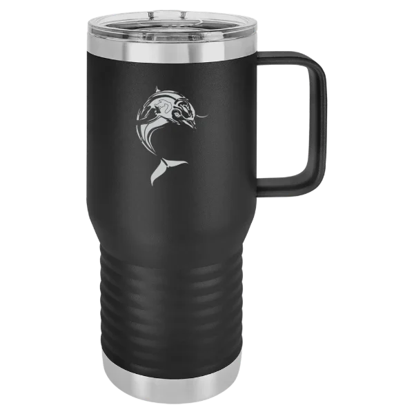 College of Staten Island Polar Camel 20 oz. Travel Mug with Slider Lid