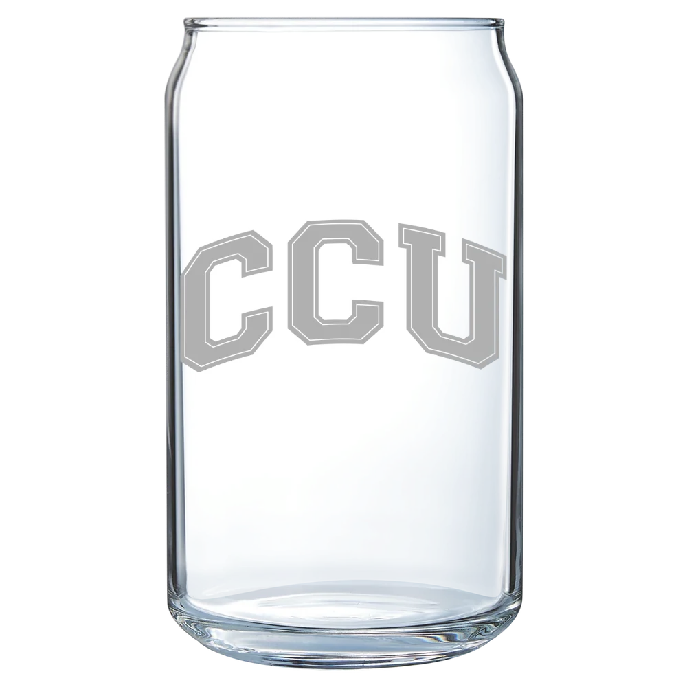 Colorado Christian University Polar Camel 16 oz. Can Glass