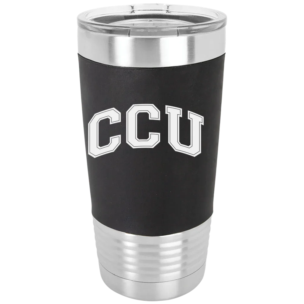 Colorado Christian University Polar Camel 20 oz. Silicone Grip Tumbler with Standard Lid