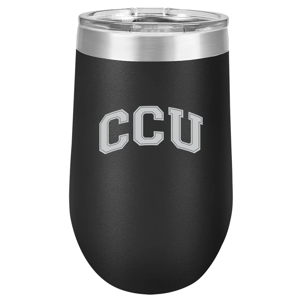Colorado Christian University Polar Camel 16 oz. Stemless Wine Tumbler