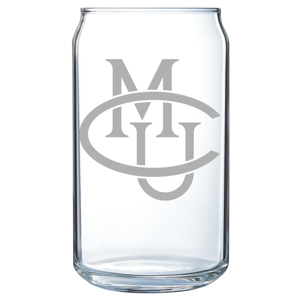 Colorado Mesa University Polar Camel 16 oz. Can Glass