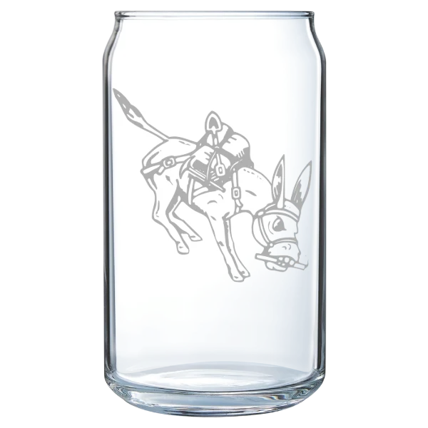 Colorado School of Mines Polar Camel 16 oz. Can Glass