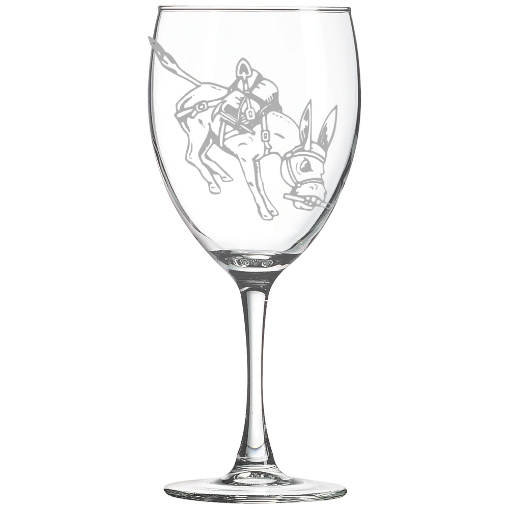 Colorado School of Mines Polar Camel 10 1/2 oz. Wine Glass