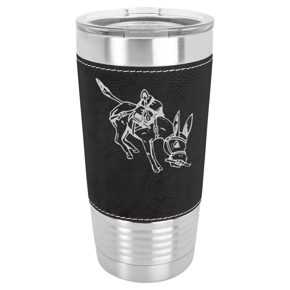 Colorado School of Mines Polar Camel 20 oz. Leatherette Grip Tumbler with Standard Lid