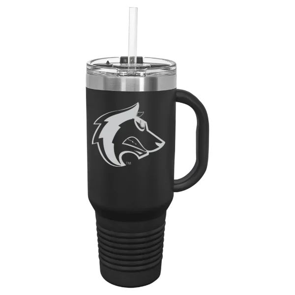 Colorado State University Pueblo Polar Camel 40 oz. Travel Mug with Snap Lid & Straw
