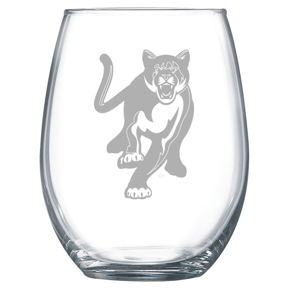 Columbus State University Polar Camel 15 oz. Stemless Wine Glass