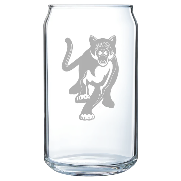 Columbus State University Polar Camel 16 oz. Can Glass