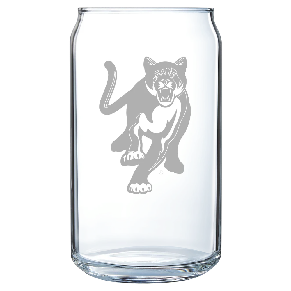 Columbus State University Polar Camel 16 oz. Can Glass