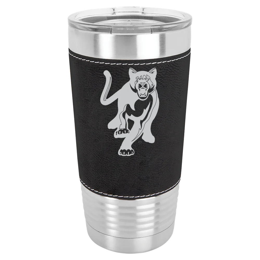 Columbus State University Polar Camel 20 oz. Leatherette Grip Tumbler with Standard Lid