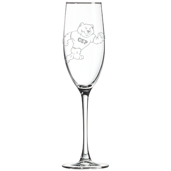Concordia University, St. Paul Polar Camel 8 oz. Champagne Flute