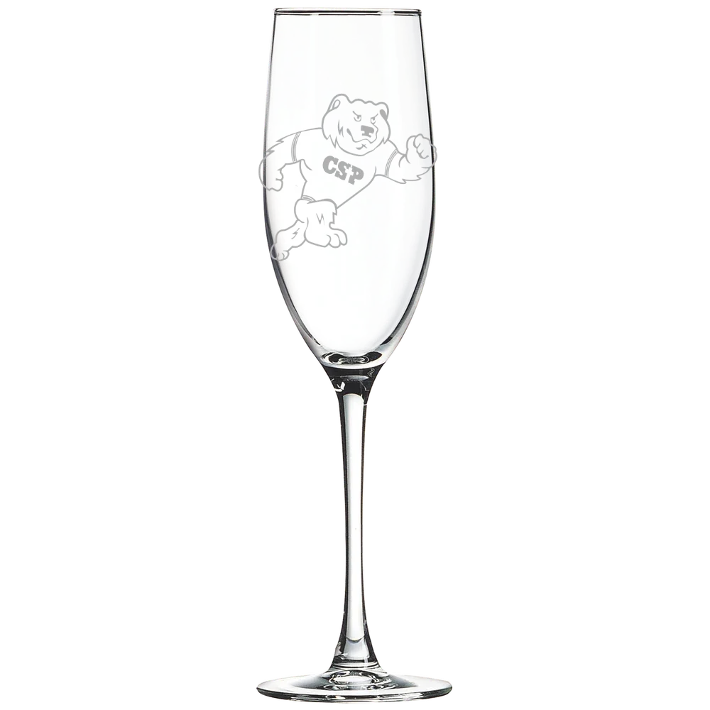 Concordia University, St. Paul Polar Camel 8 oz. Champagne Flute