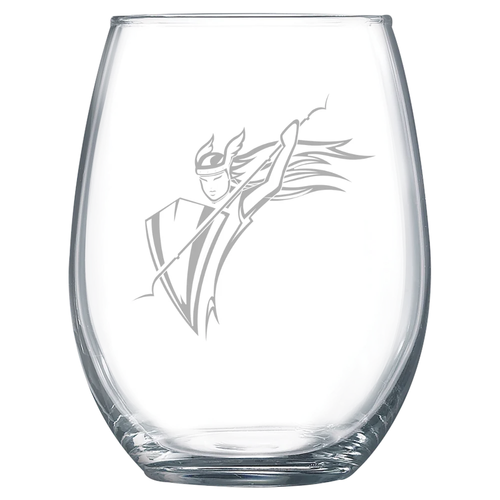 Converse University Polar Camel 15 oz. Stemless Wine Glass