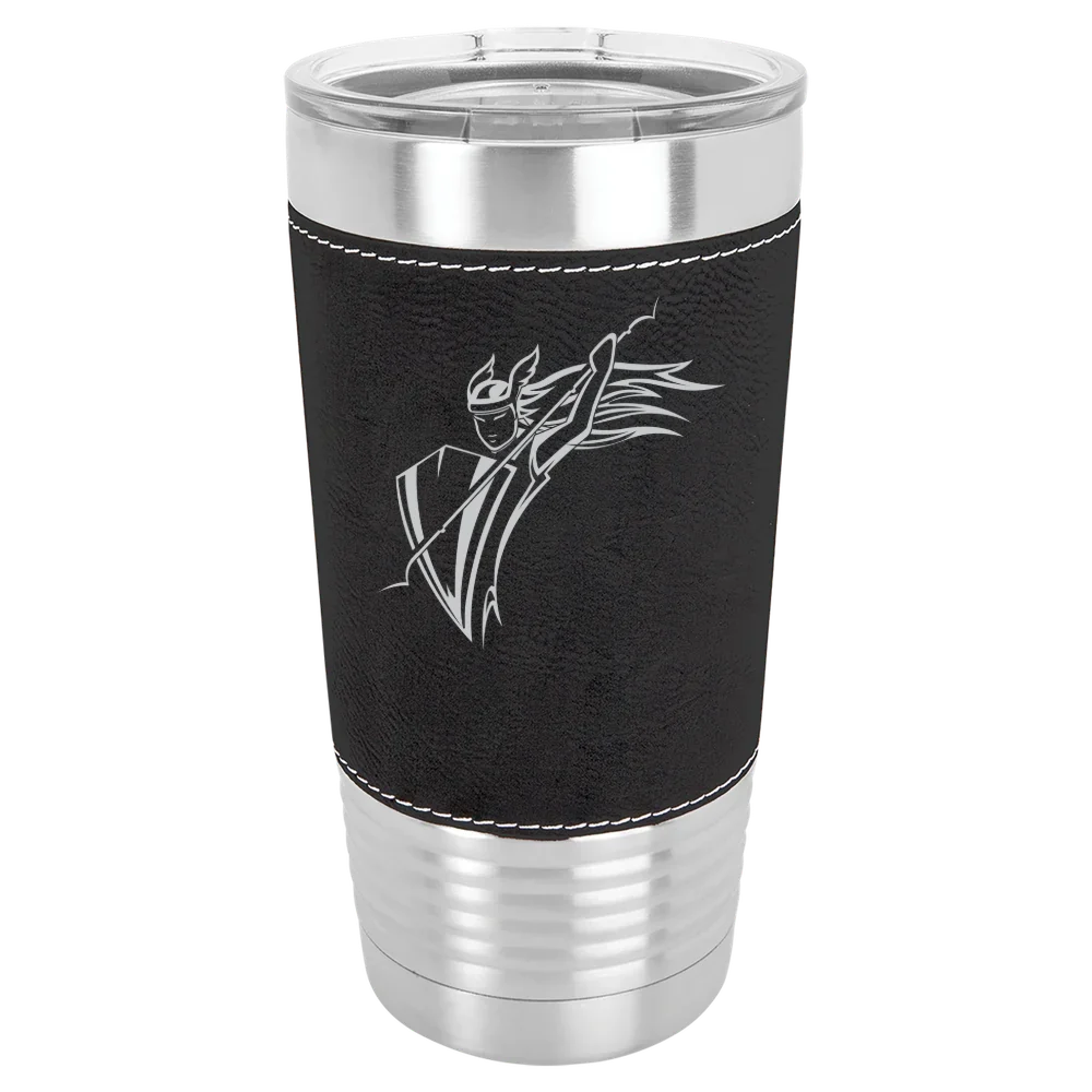 Converse University Polar Camel 20 oz. Leatherette Grip Tumbler with Standard Lid