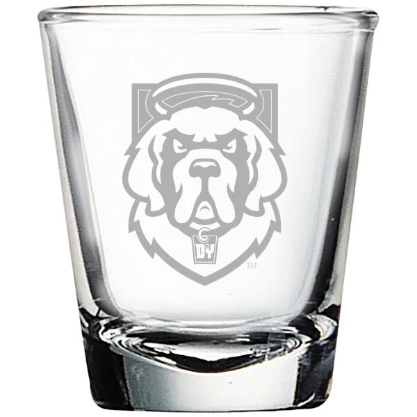D'Youville University Polar Camel 1.7 oz. Shot Glass
