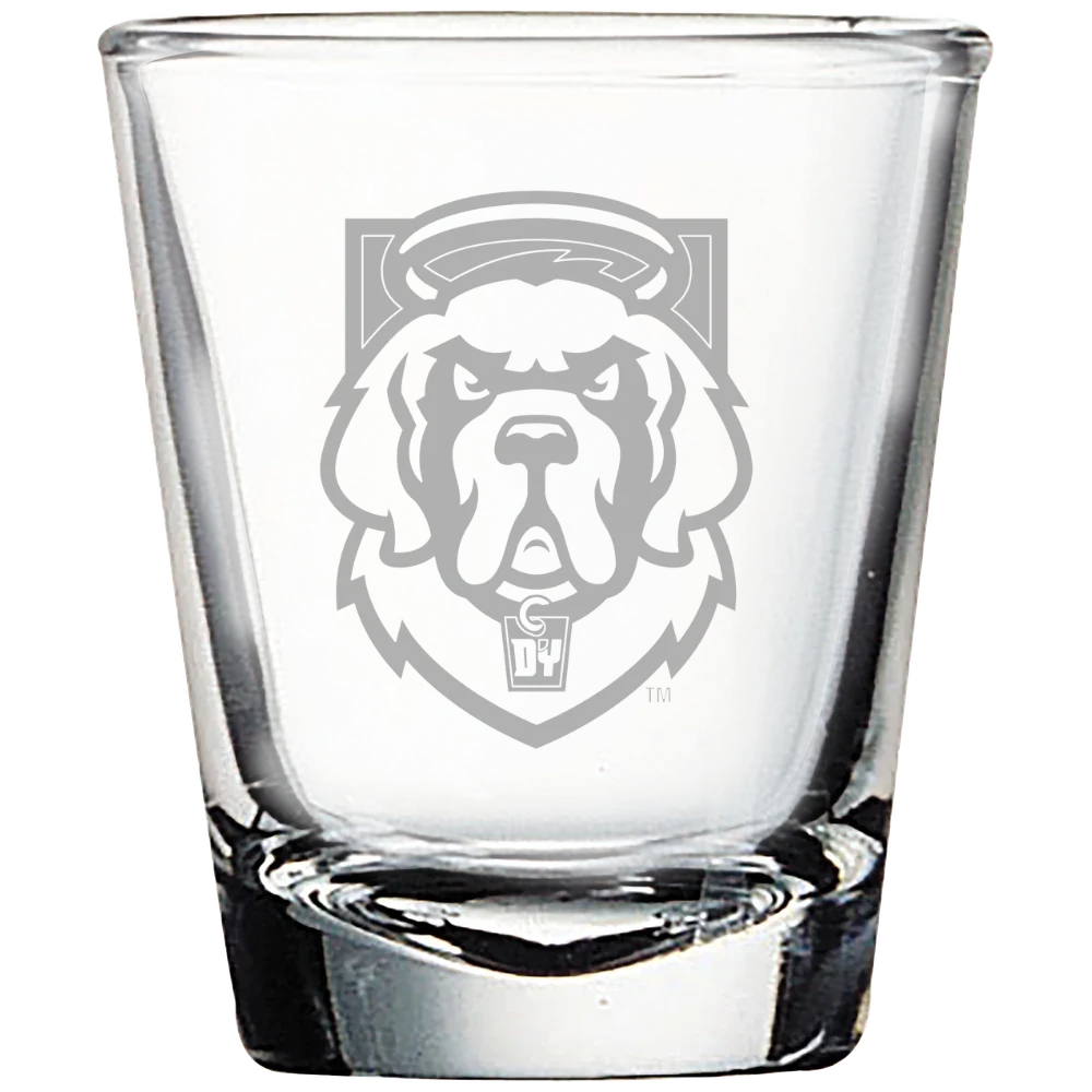 D'Youville University Polar Camel 1.7 oz. Shot Glass