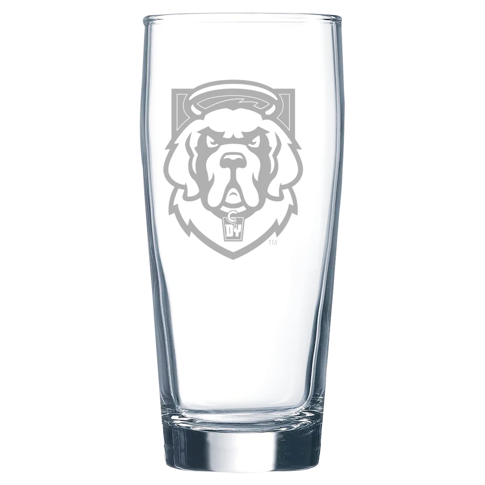 D'Youville University Polar Camel 16 oz. Willi Becher Beer Glass