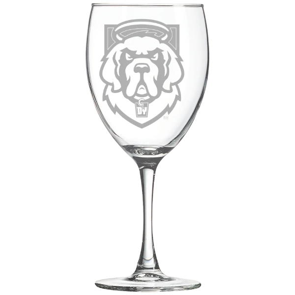 D'Youville University Polar Camel 10 1/2 oz. Wine Glass