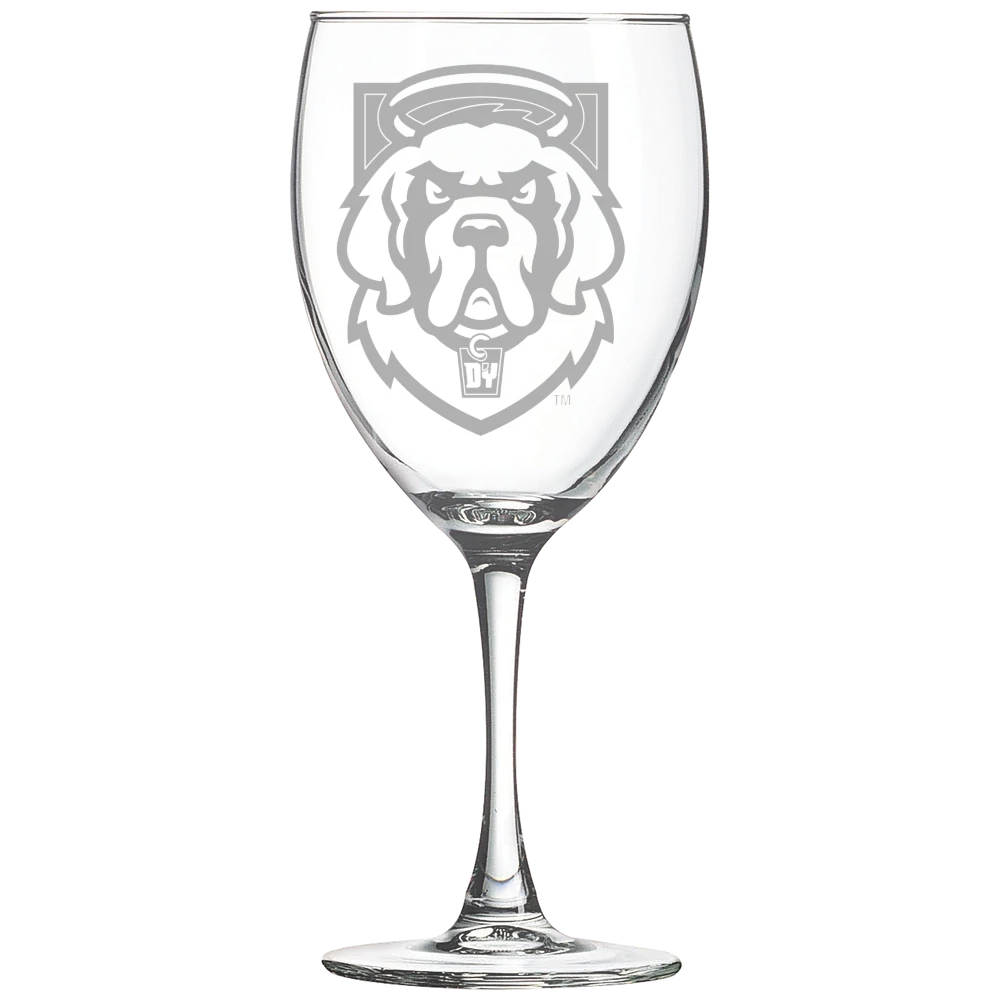 D'Youville University Polar Camel 10 1/2 oz. Wine Glass