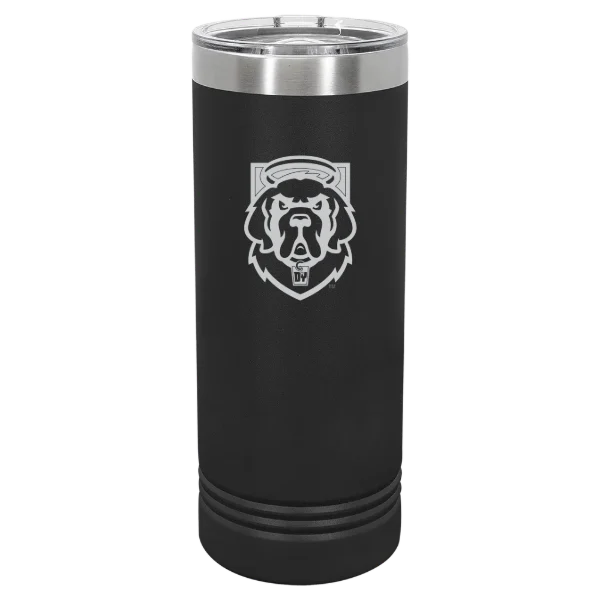 D'Youville University Polar Camel 22 oz. Skinny Tumbler with Slider Lid