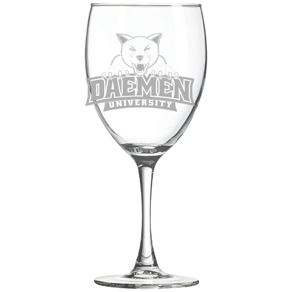 Daemen University Polar Camel 10 1/2 oz. Wine Glass