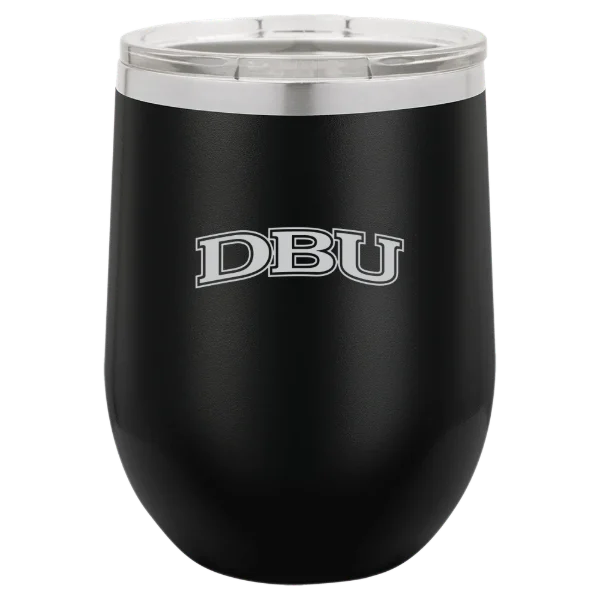 Dallas Baptist University Polar Camel 12 oz. Stemless Wine Tumbler