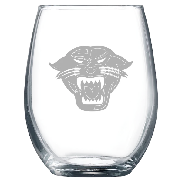 Davenport University Polar Camel 9 oz. Stemless Wine Glass