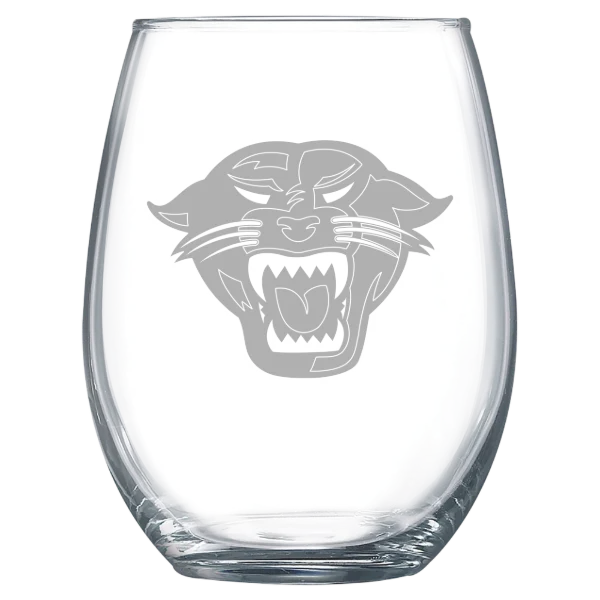Davenport University Polar Camel 15 oz. Stemless Wine Glass