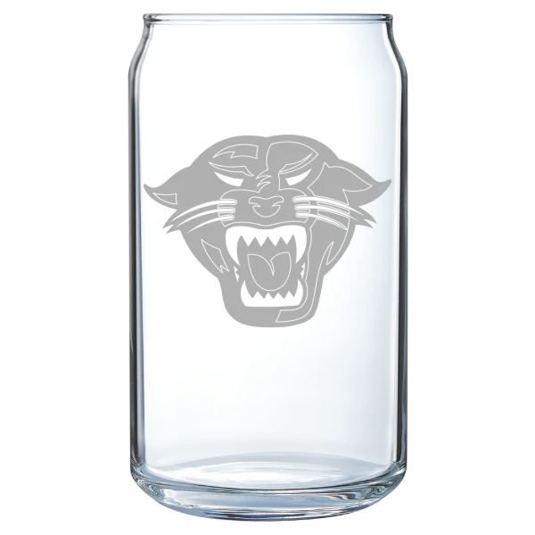 Davenport University Polar Camel 16 oz. Can Glass