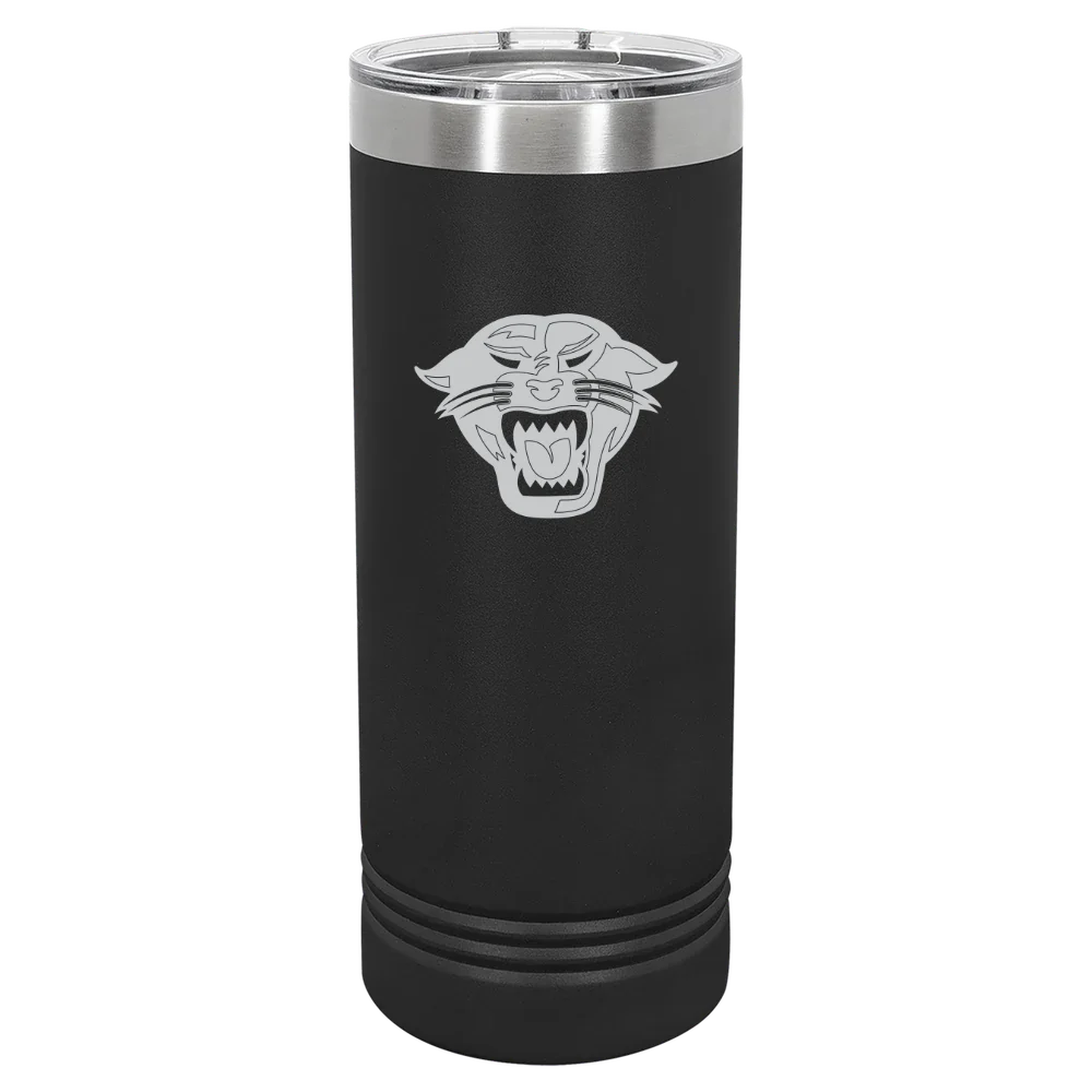 Davenport University Polar Camel 22 oz. Skinny Tumbler with Slider Lid