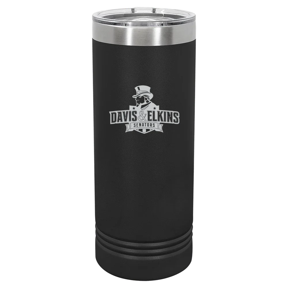 Davis & Elkins College Polar Camel 22 oz. Skinny Tumbler with Slider Lid