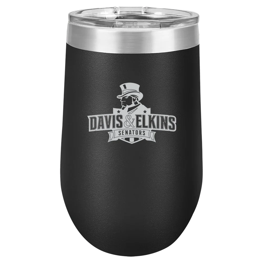 Davis & Elkins College Polar Camel 16 oz. Stemless Wine Tumbler