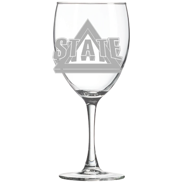Delta State University Polar Camel 10 1/2 oz. Wine Glass