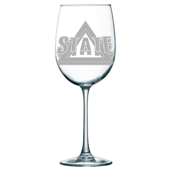 Delta State University Polar Camel 19 oz. Wine Glass
