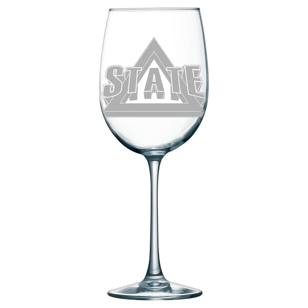 Delta State University Polar Camel 19 oz. Wine Glass